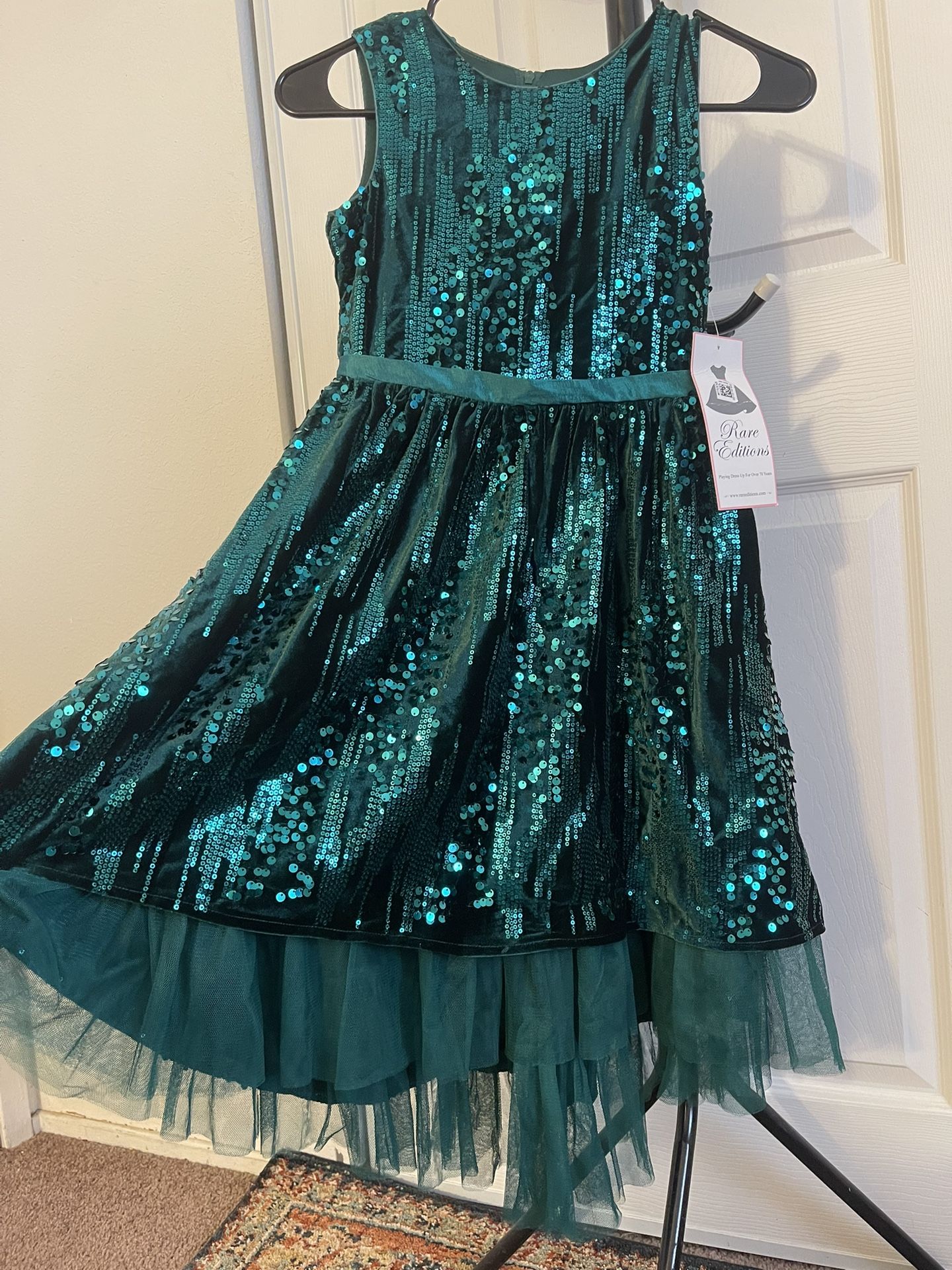 GRACE KARIN Girls Sequin Dress Sleeveless Prom Party Formal Graduations Fancy Tween Girls Dresses Size