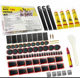 ZMRYO Bike Tire Repair Kit, 80 PCS Tube Patch Kit with Tire