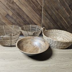 Baskets And Bowl