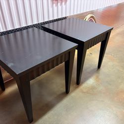 Dark Wood End Tables