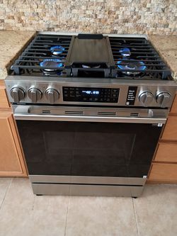 Samsung Gas Range Stainless Steel