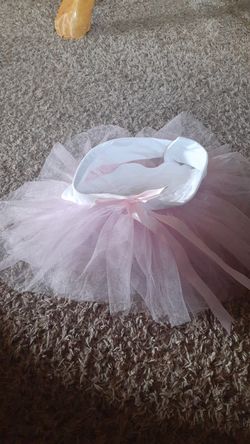 Baby Girl Ballerina Tutu Velcros around Diaper So Cute