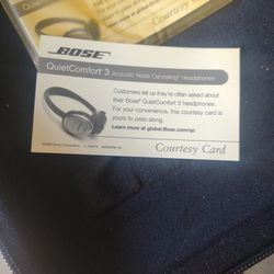Bose Quiet Control 3 Acoustic Noise Cancelling Headphones Wot Great 