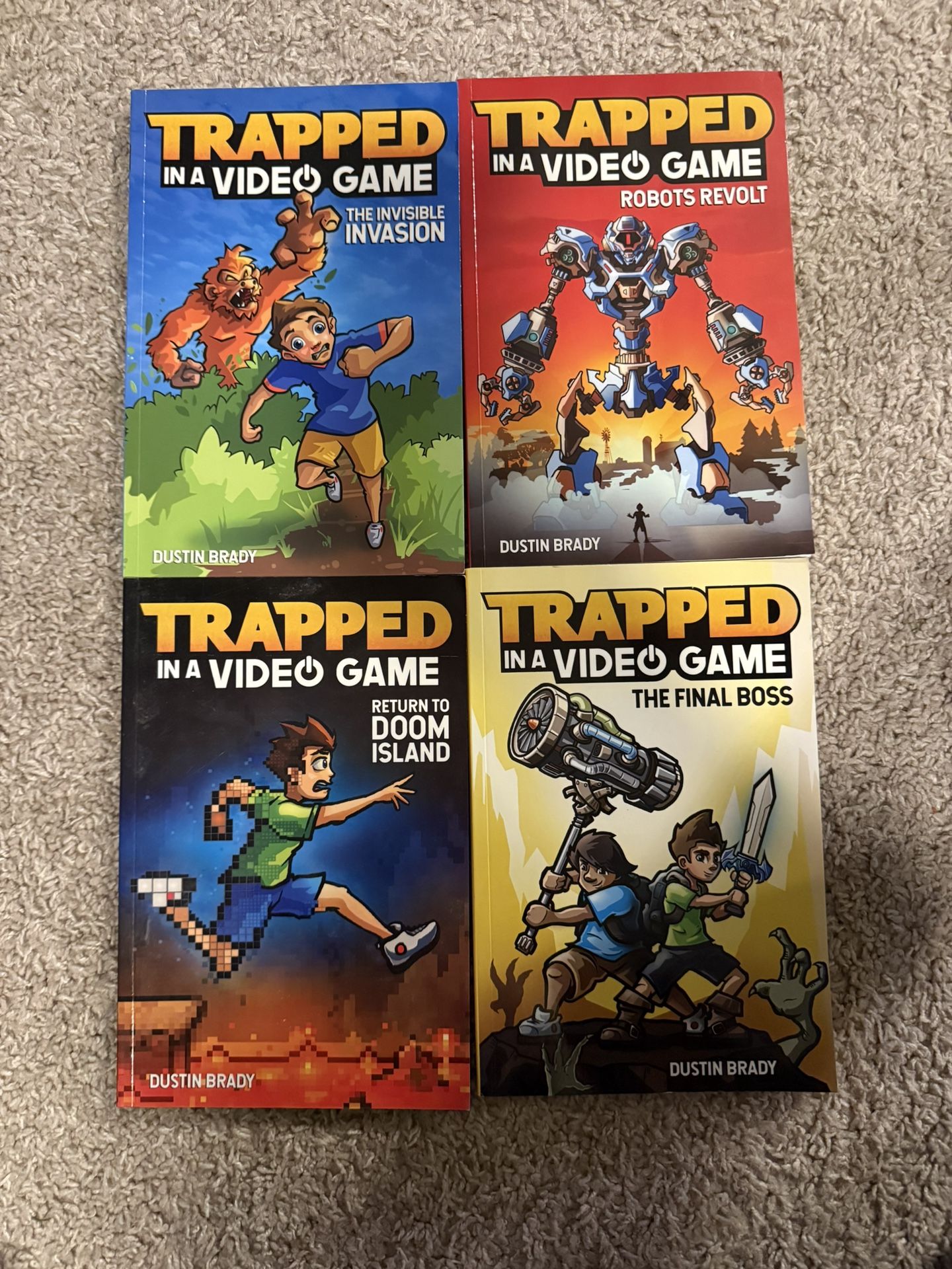 Trapped In A Video Game, Books 2-5
