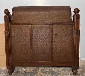 Solid Wood Dark Burgundy Headboard – Elegant & Sturdy