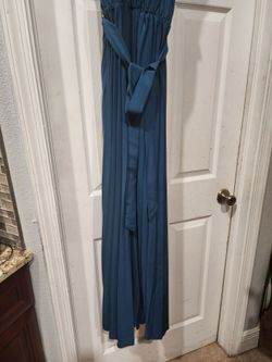 Shein long teal dress without tag