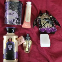 Womens Valentines Day Gift Set Body Wash, Candle, Wallflower, Hand Cream