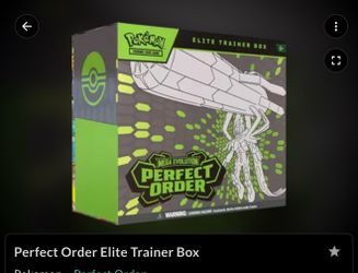 Perfect Order Elite Trainer Box  Pokemon