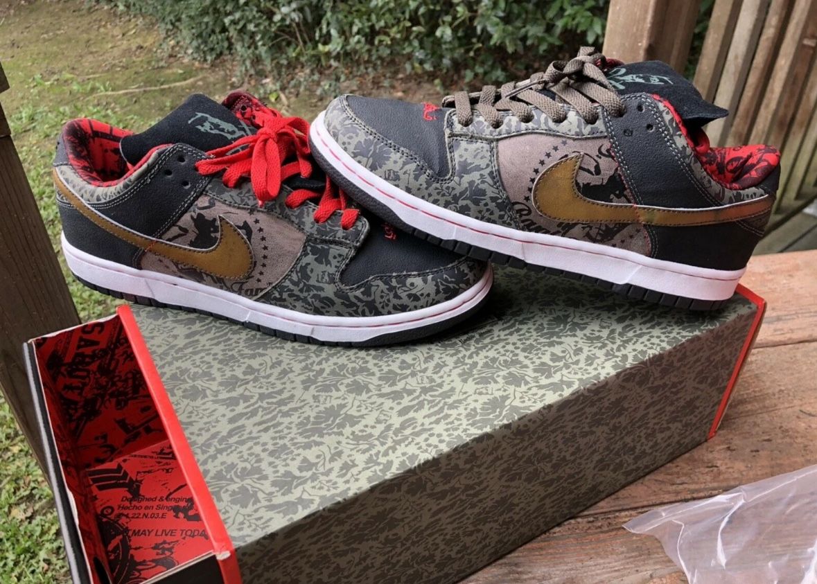 Nike SB SBTG F&F Dunk Low US size 10 Special Box