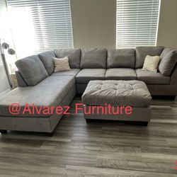 Sectional Sofa With Ottoman