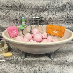 American girl doll bath 