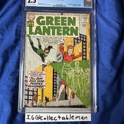 Green Lantern #7 CGC 2.5 DC 1961 1st Sinestro! Key Silver Age! 