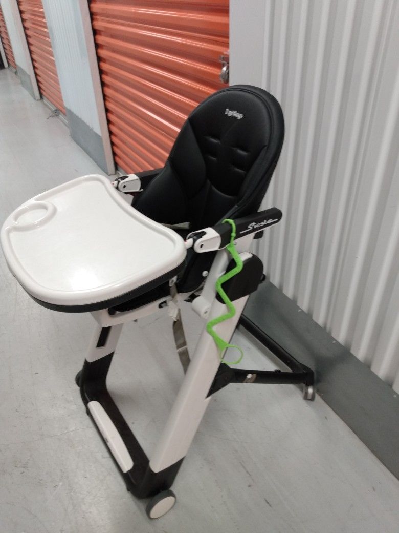 Siesta Licorice High Chair From Peg Perego 