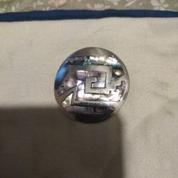 This Authentic Silver Item Can Be Utilized As A Brooch Or A Charm What You See In The Pic Is What You Get