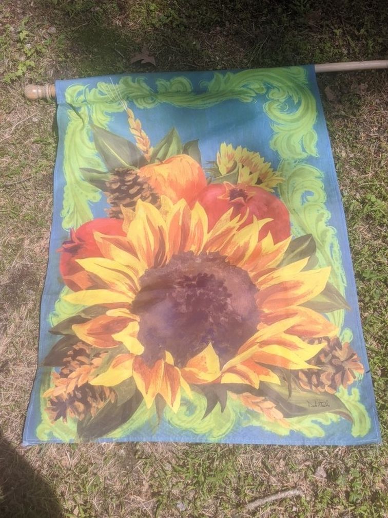 Large Sunflower Flag