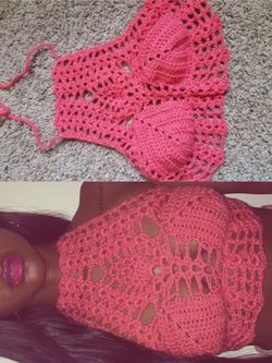 Handmade Crochet Halter tops