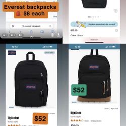 BACK TO SCHOOL BACKPACKS 🎒 