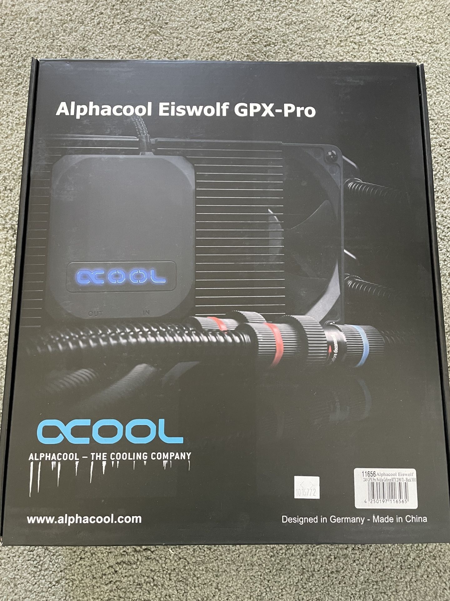 Alphacool Eiswolf 240 Aio For Nvidia RTX 2080 Ti