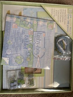 Baby boy tablet and pieces