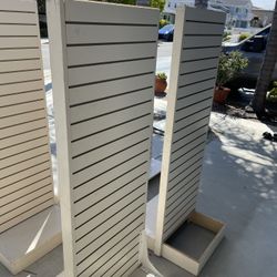 Slatwall Walls , Double Side , Shelving 