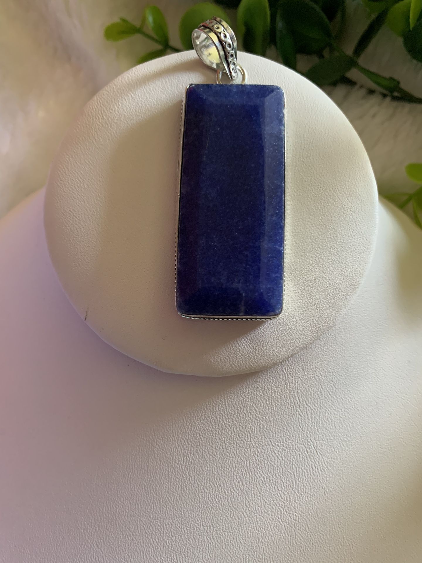 Gorgeous NEW Blue Lapis Charm 3” Long