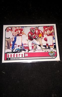 Chiefs football card