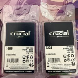Crucial ddr4 laptop ram