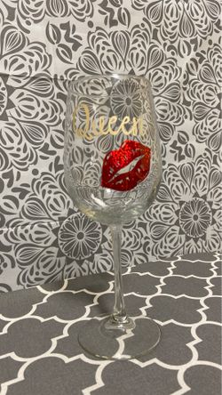 Custom made wine glass