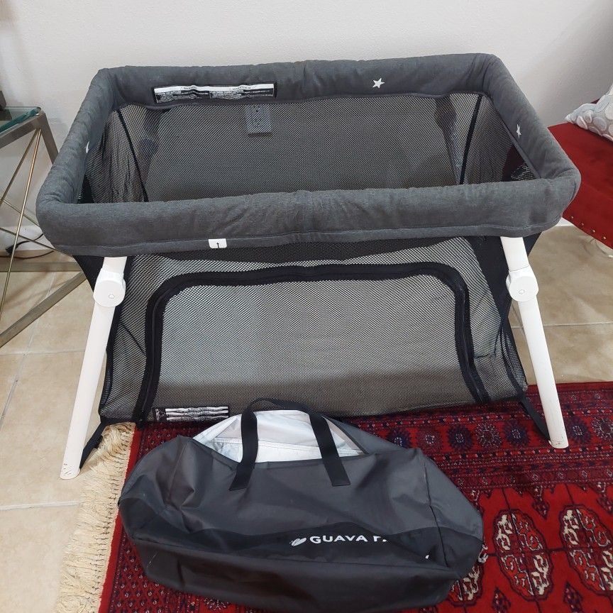 Guava Family Folding Compact Crib Playard