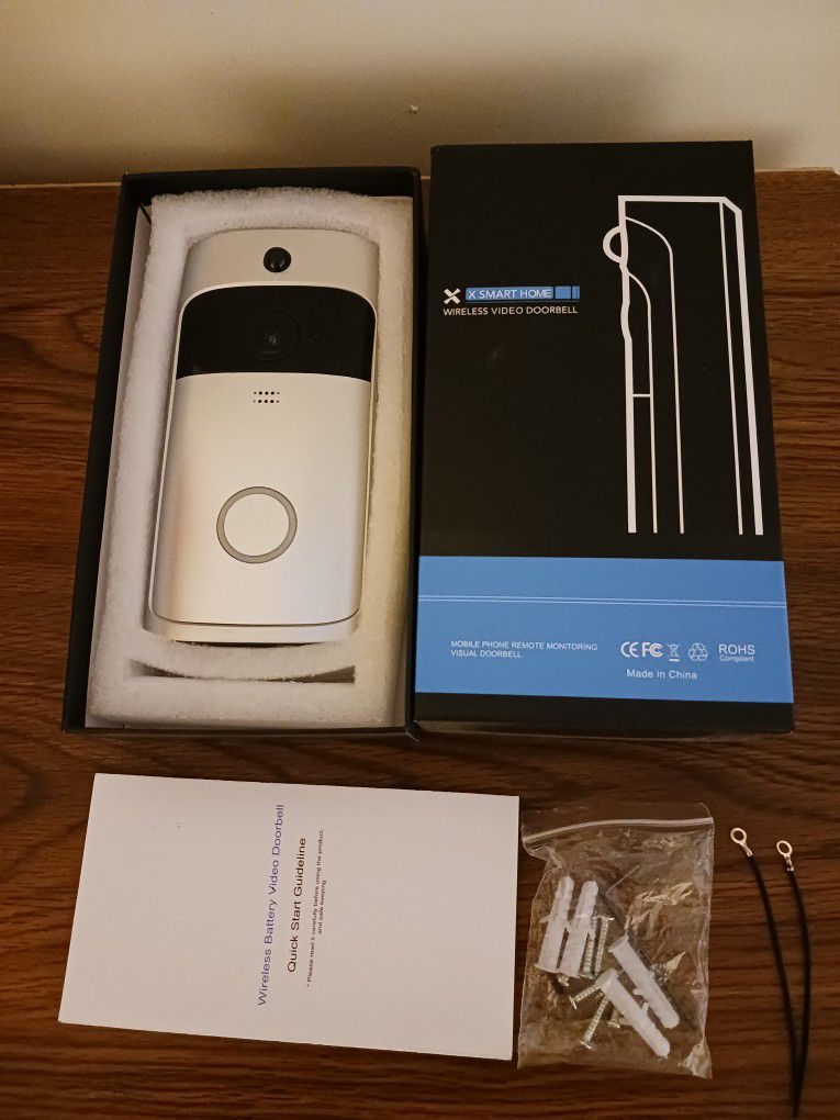 X smart home video doorbell camera