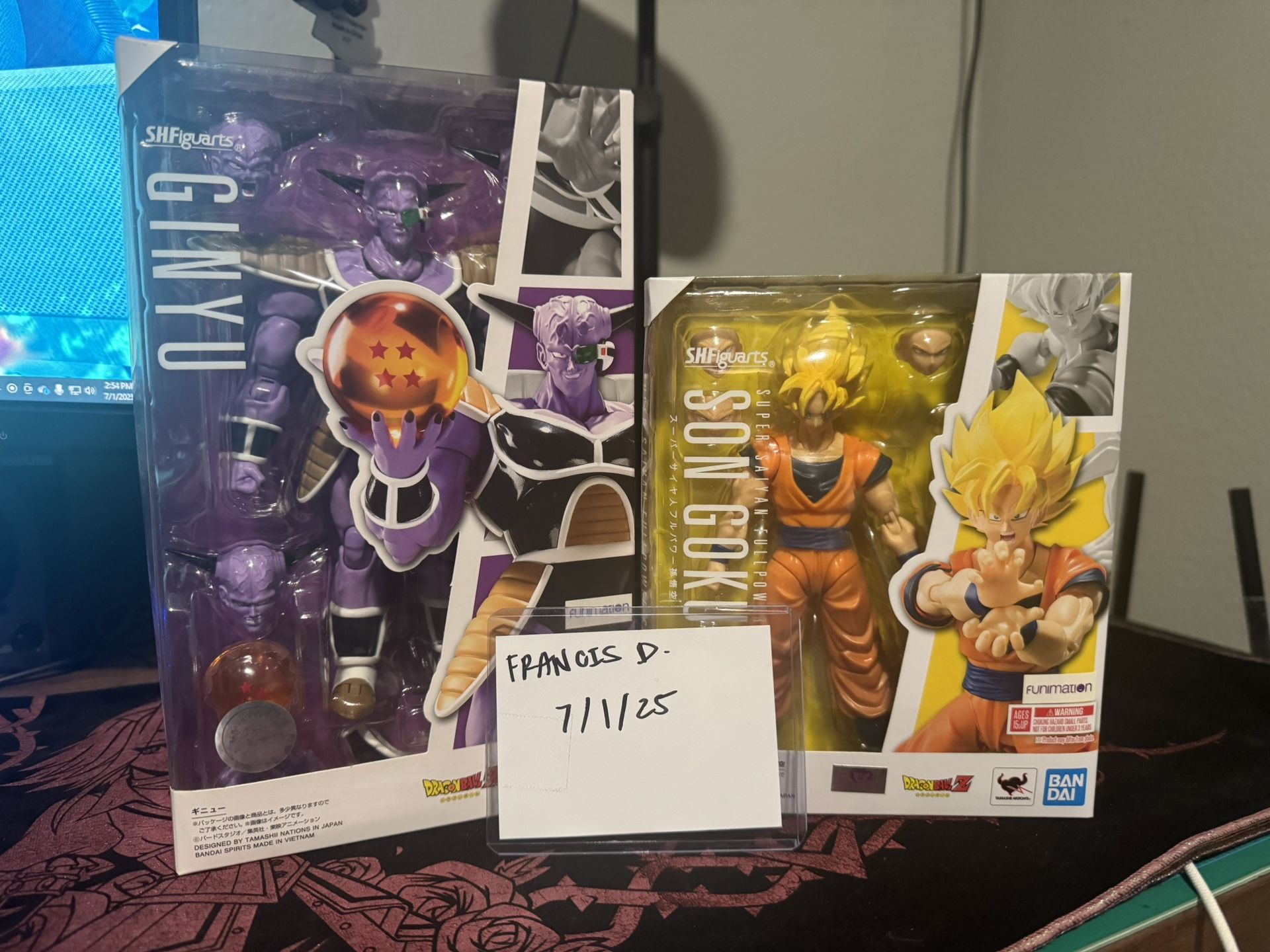 S.H Figuarts Ginyu & SSJ Goku