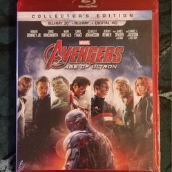 Avengers Age of Ultron Blu-Ray 3D + Blu Ray New Sealed Marvel Collectors Edition