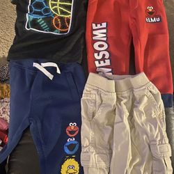 Mixed Lot Of 18 Month Boys Clothing