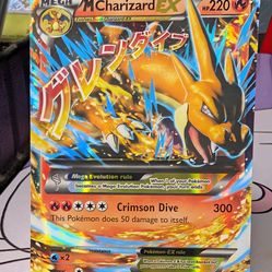 Pokemon FlashFire M Charizard EX LP