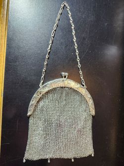 Sterling Silver .925 Change Purse Antique Sterling Silver Purse 80 Grams Silver