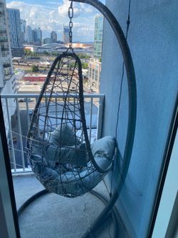 Hanging Egg Swing Chair for Outdoor Patio/Balcony