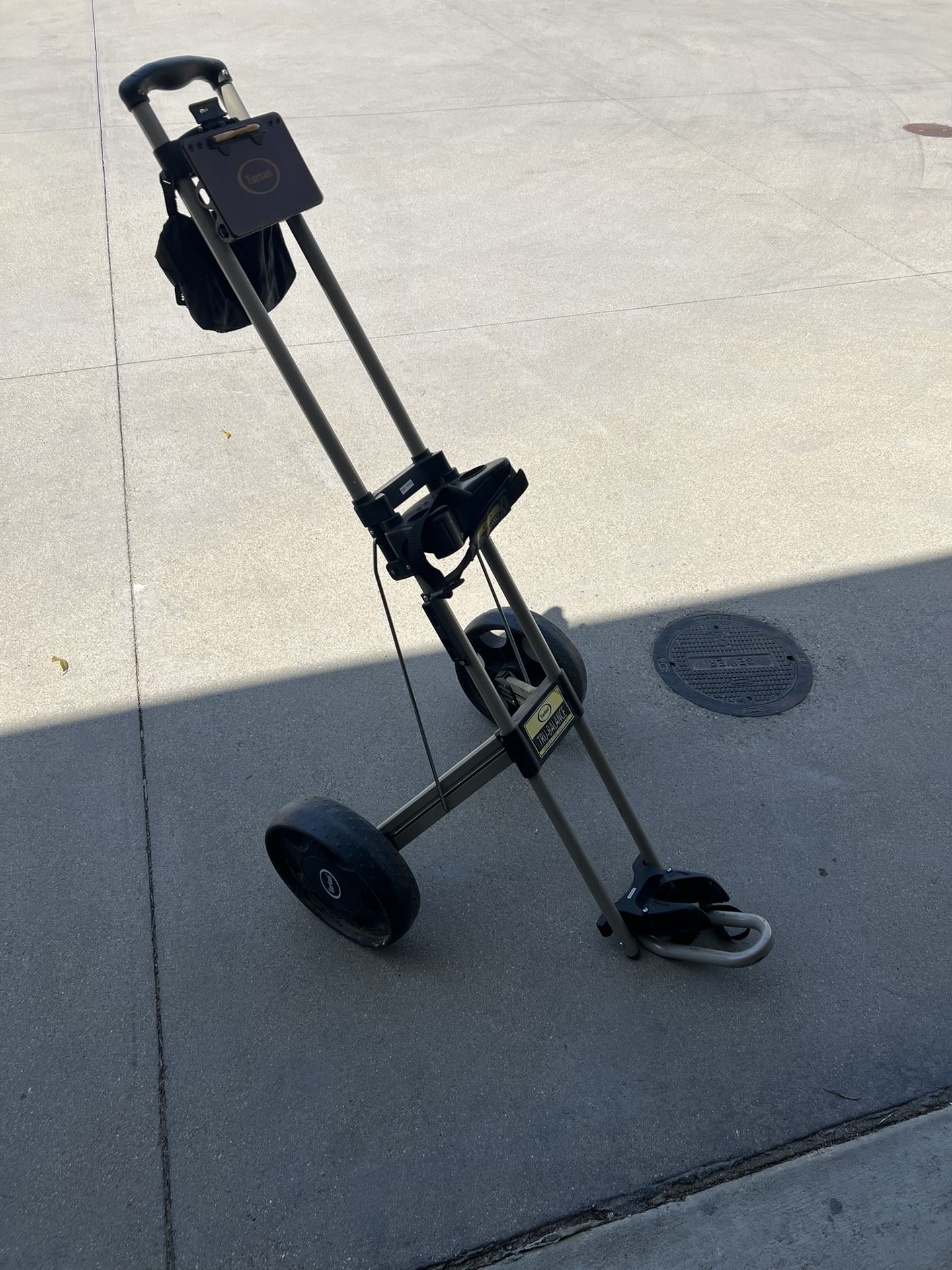 Tartan Tru-Balance Push Golf Cart Caddy