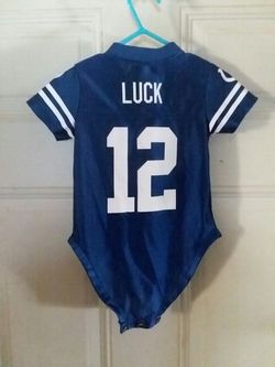 (NEW NEVER USED) COLTS ONESIE 6 TO 9 MONTHS: $12 OR BEST OFFER