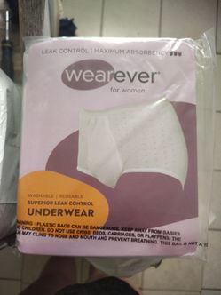 Wearever Women's Washable Incontinence Underwear
