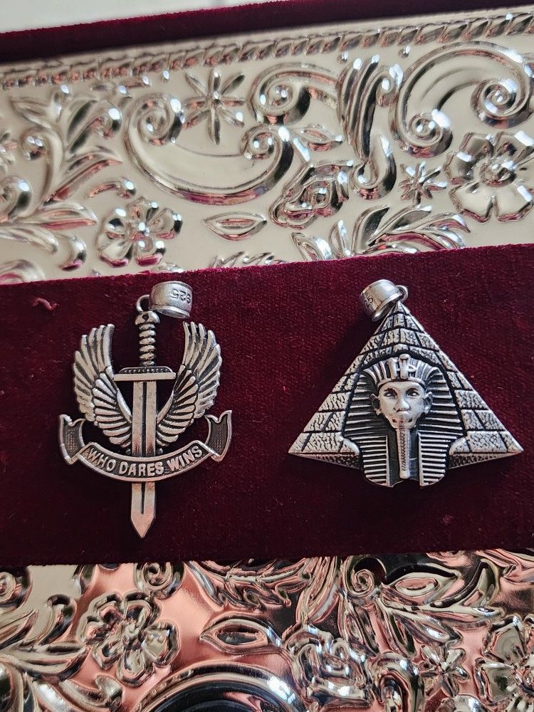 Vintage Pendents 925 Sterling Silver