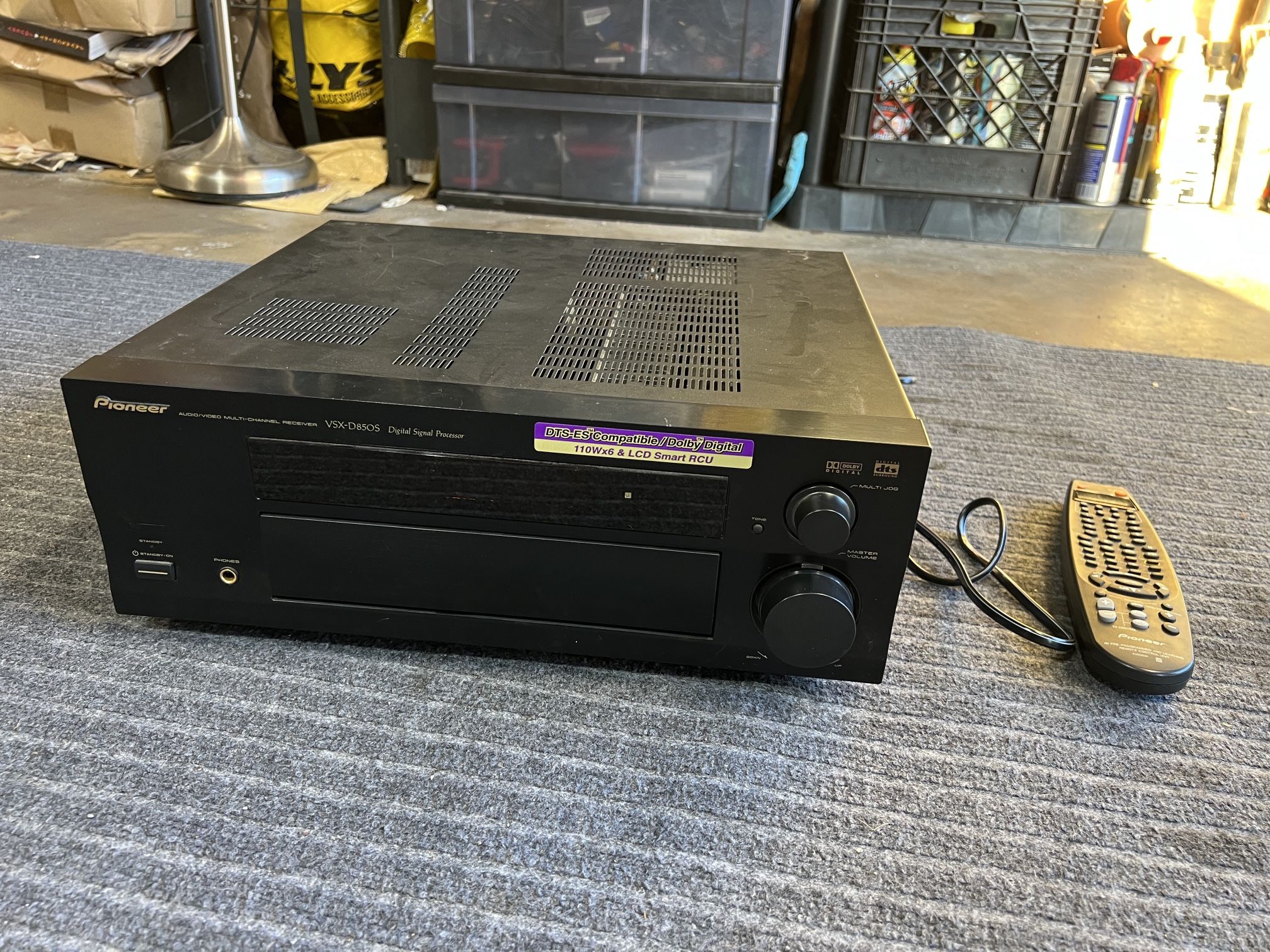 Pioneer VSX-D850S A/V Multi Channel Receiver Dolby® Digital