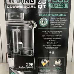 Waring Commercial Food Processor,2.5 Qt WFP11S