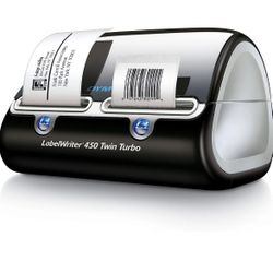 DYMO Label Writer 450 Twin Turbo Label Printer, 71 Labels Per Minute, Black/Silver