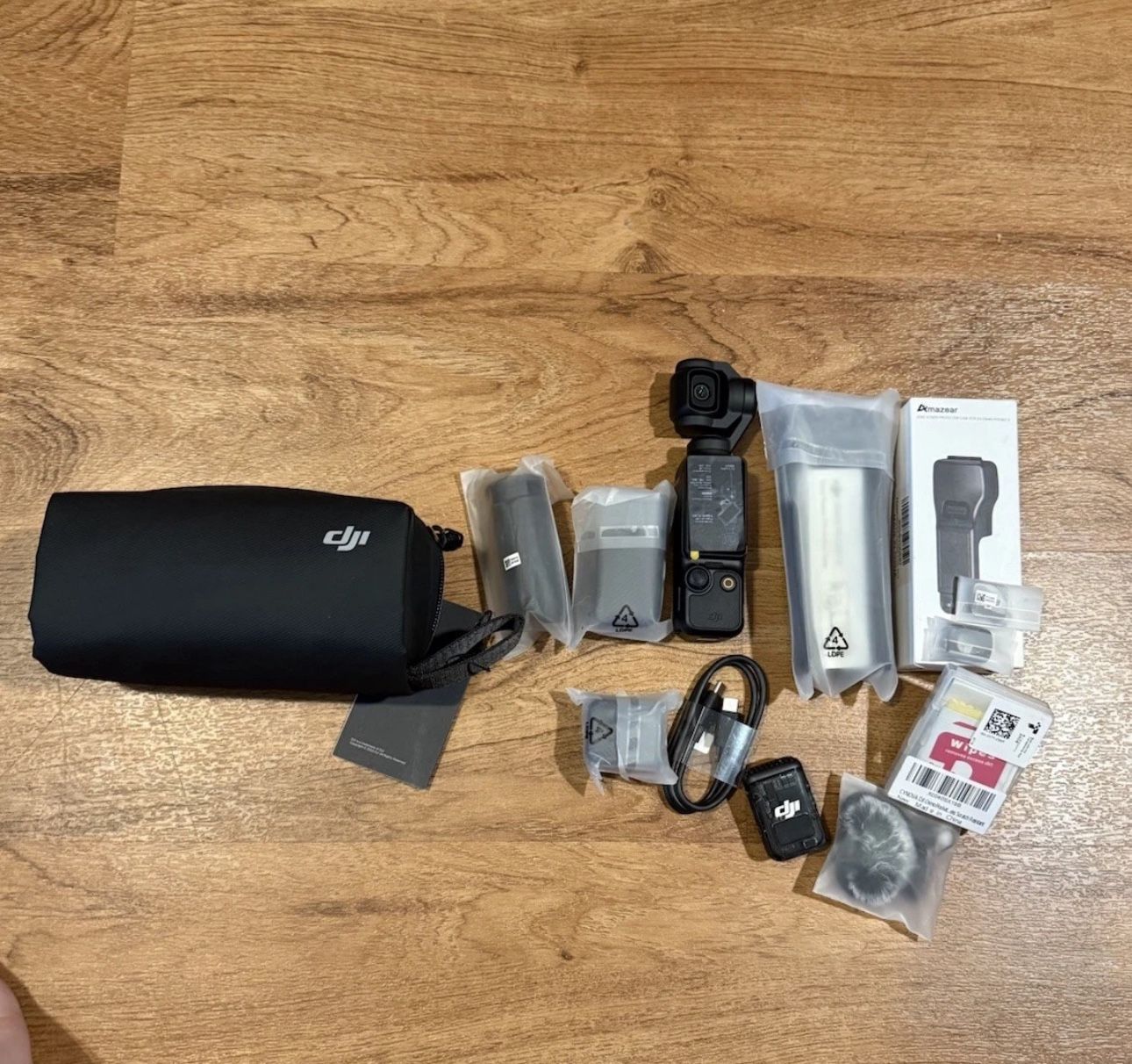 DJI Osmo Pocket 3 Creator Combo FULL SET + Lens Protecting Accessories 