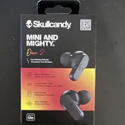 Skullcandy "Dime version 2" Earbuds Bluetooth Earbuds with Charging Case