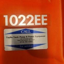 Simplicity 1022EE Single Stage Snowblower Snowthrower 