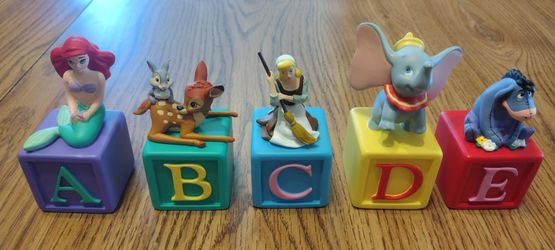 Disney ABC Block Sculptures