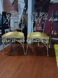 2 Metal Chairs