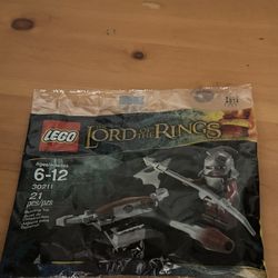 Sealed Lego Lord Of The Rings Orc With Ballista Polybag—30211