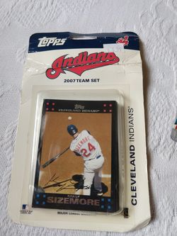 2007 Cleveland Indians team set cards MLB CC Sabathia Shin-Soo Choo